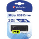 Verbatim 32GB Slider Black USB 2.0 (98697) (UA)