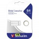 Verbatim 64GB Metal Executive Silver USB 2.0 (98750) (UA)