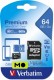 Verbatim CARD microSDXC 64GB Class 10 + SD-адаптер (44084) (UA)