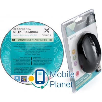 Vinga MSW-908 Silent Click black Тип: Беспроводные; Назначение: