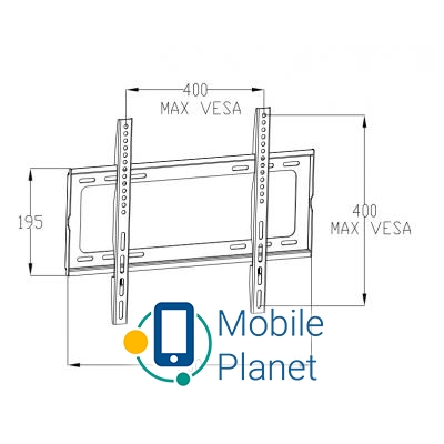 Vinga TM10-4451 (UA) Тип: фиксированный; Минимальная