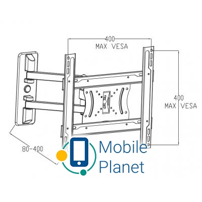 Vinga TM32-4451 Тип: поворотно-похилий;
