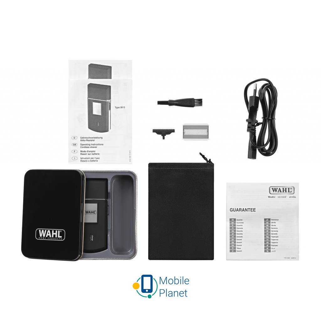 Wahl Travel Shaver (03615-1016) Питание От сети / аккумулятора