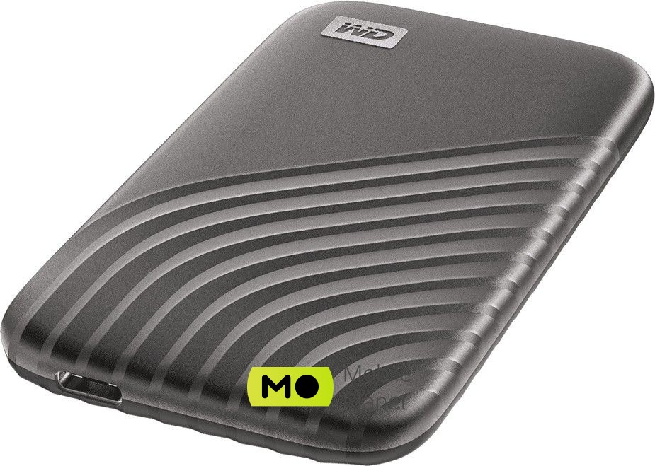 WD My Passport (2TB Space Gray) (WDBAGF0020BGY-WESN) (UA) Тип: внешний; Емкость: 2000 ГБ;