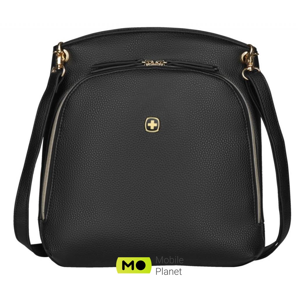 Wenger 10 Crossbody Tote, LeaSophie, Black (610189) (UA) Рекомендований розмір ноутбуку: