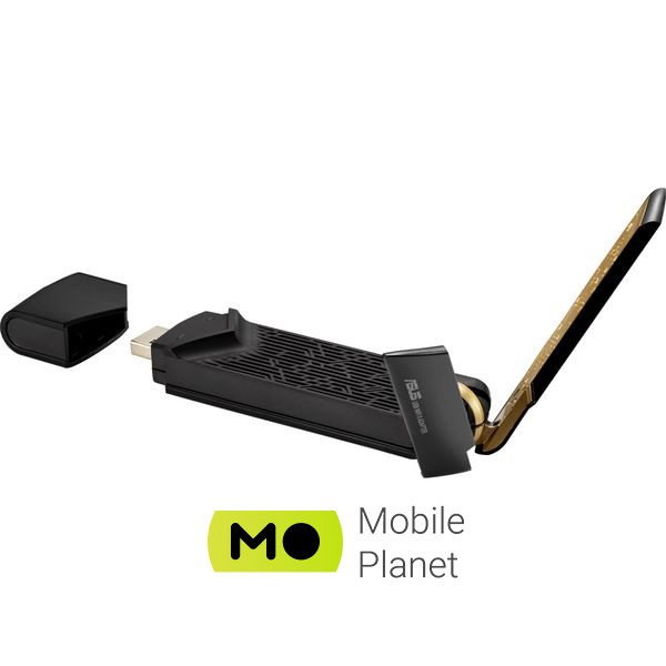 Wi-Fi адаптер ASUS USB-AX56 (90IG06H0-MO0R00) (UA) Інтерфейс підключення: USB;