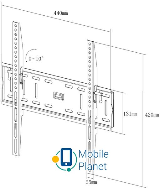 X-Digital STEEL ST315 Black (UA) Мінімальна дистанція від стіни,