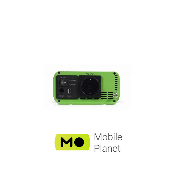 12V/230V 1000W (2000W peak power) чистая синусоида EnerGenie (EG-PWC-PS1000-01) (UA) Количество розеток 1