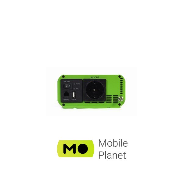 12V/230V 500W (1000W peak power) чистая синусоида EnerGenie (EG-PWC-PS500-01) (UA) Количество розеток 1