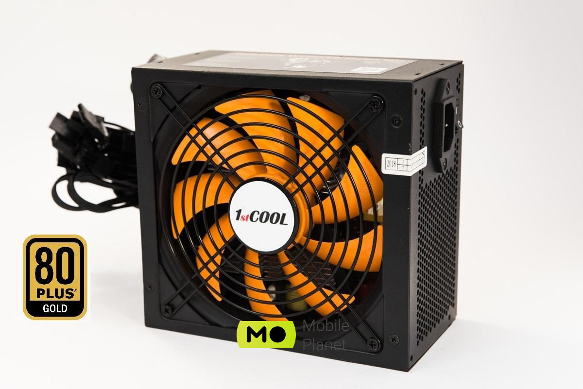 1stCOOl Golden Worker 750W 80 Plus Gold (ECP-750A-14-90) EU Ефективність  90% при 230 В і 20-100% навантаження. ==>Система PFC (корекція потужності) 