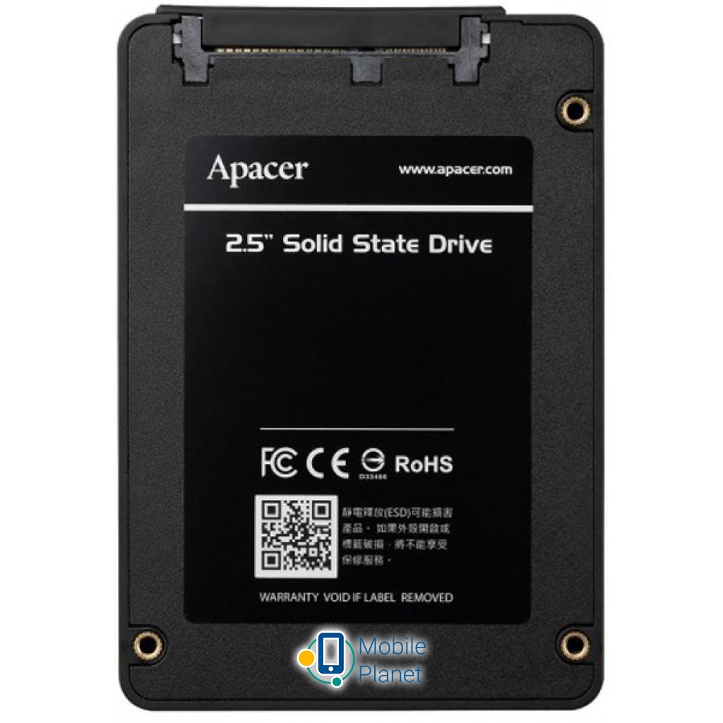 2.5 120GB Apacer (AP120GAS340G) Призначення: для комп'ютера, для