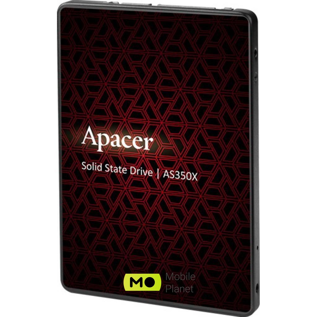 2.5 128GB AS350X Apacer (AP128GAS350XR-1) (UA) Тип: внутрішній; Об'єм пам'яті: 128