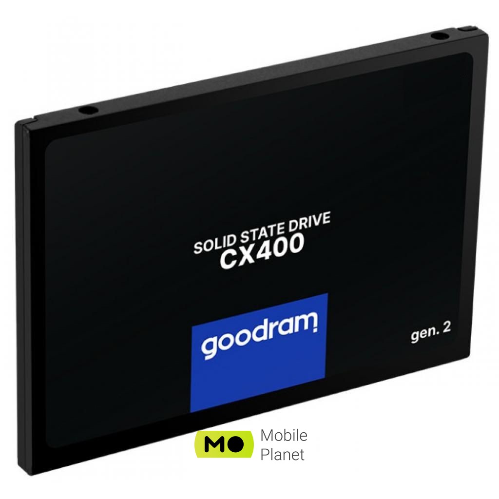 2.5 1TB GOODRAM (SSDPR-CX400-01T-G2) (UA) Тип: внутрішній; Об'єм пам'яті: 1