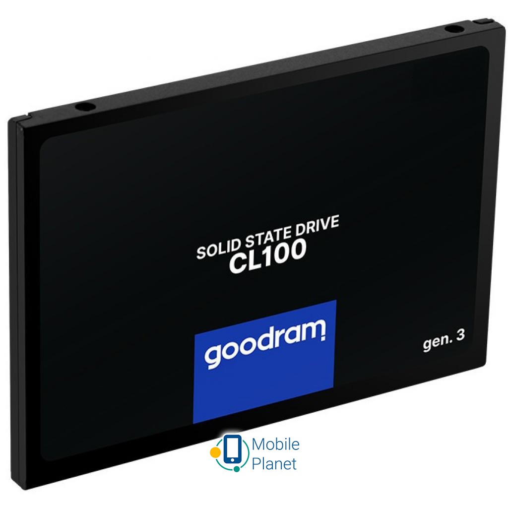 2.5 240GB GOODRAM (SSDPR-CL100-240-G3) Тип: внутрішній; Об'єм пам'яті: 240