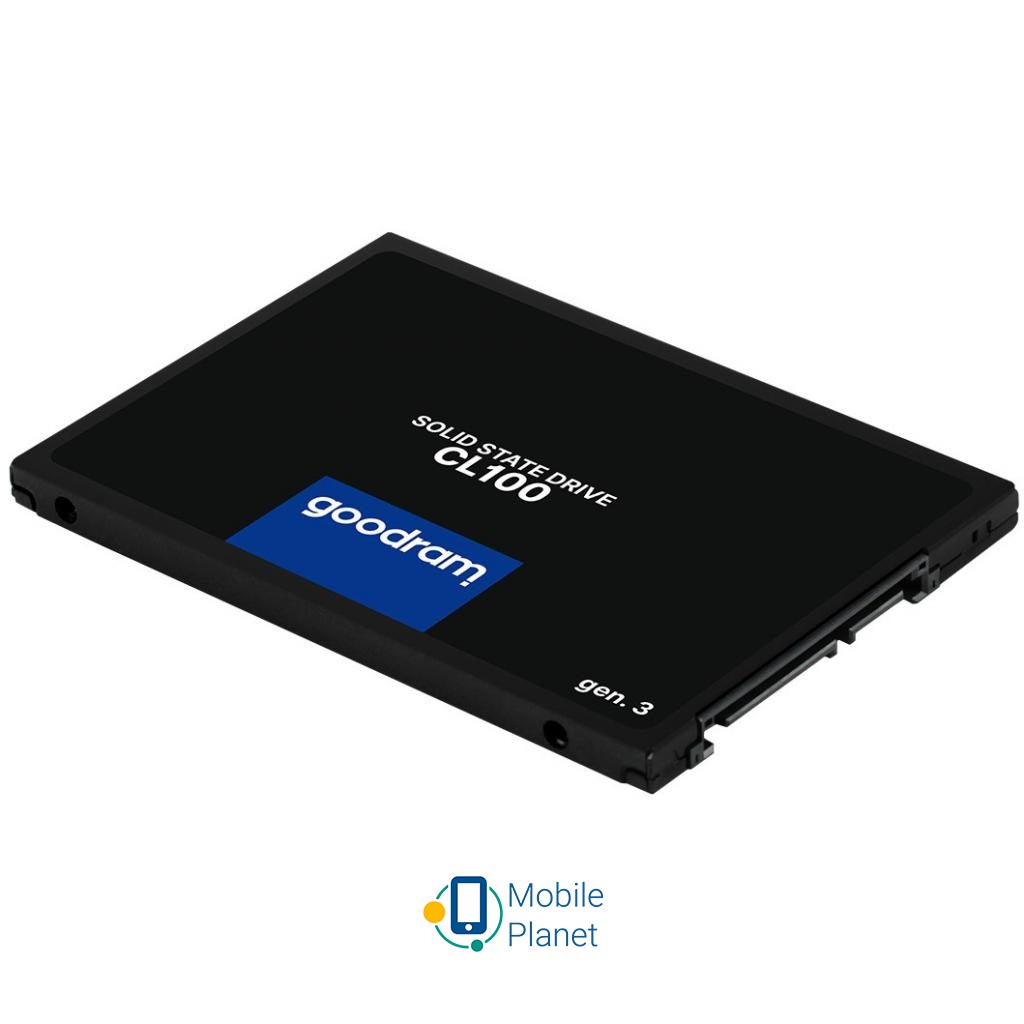 2.5 240GB GOODRAM (SSDPR-CL100-240-G3) Тип: внутрішній; Об'єм пам'яті: 240