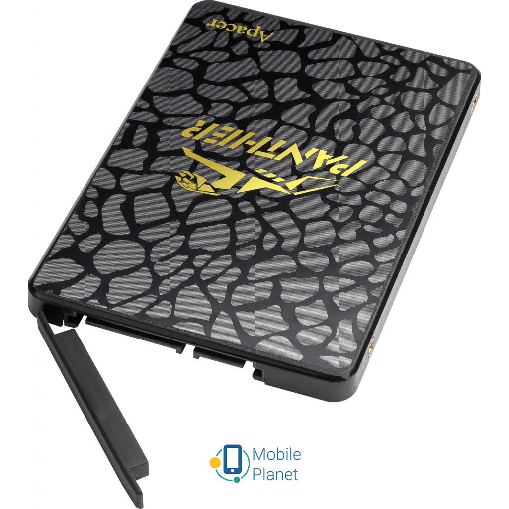 2.5 480GB Apacer (AP480GAS340G) (UA) Тип: внутрішній; Об'єм пам'яті: 480