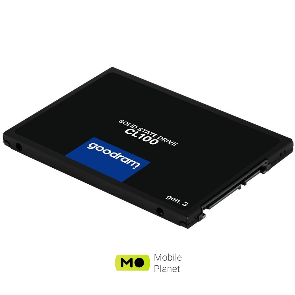 2.5 480GB GOODRAM (SSDPR-CL100-480-G3) (UA) Тип: внутренний; Объём памяти: 480
