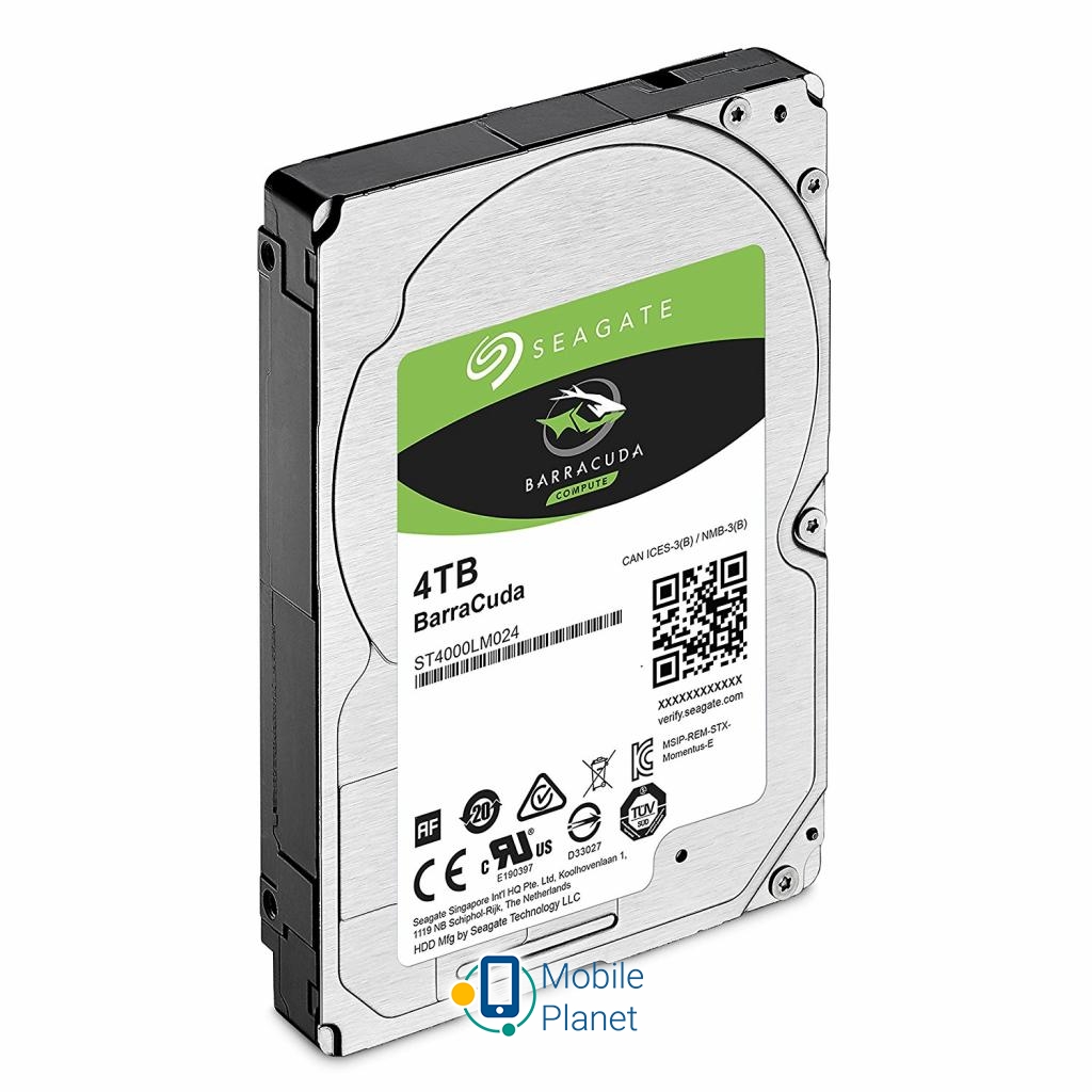 2.5 4TB Seagate (ST4000LM024) Объем: 4TB; Скорость вращения