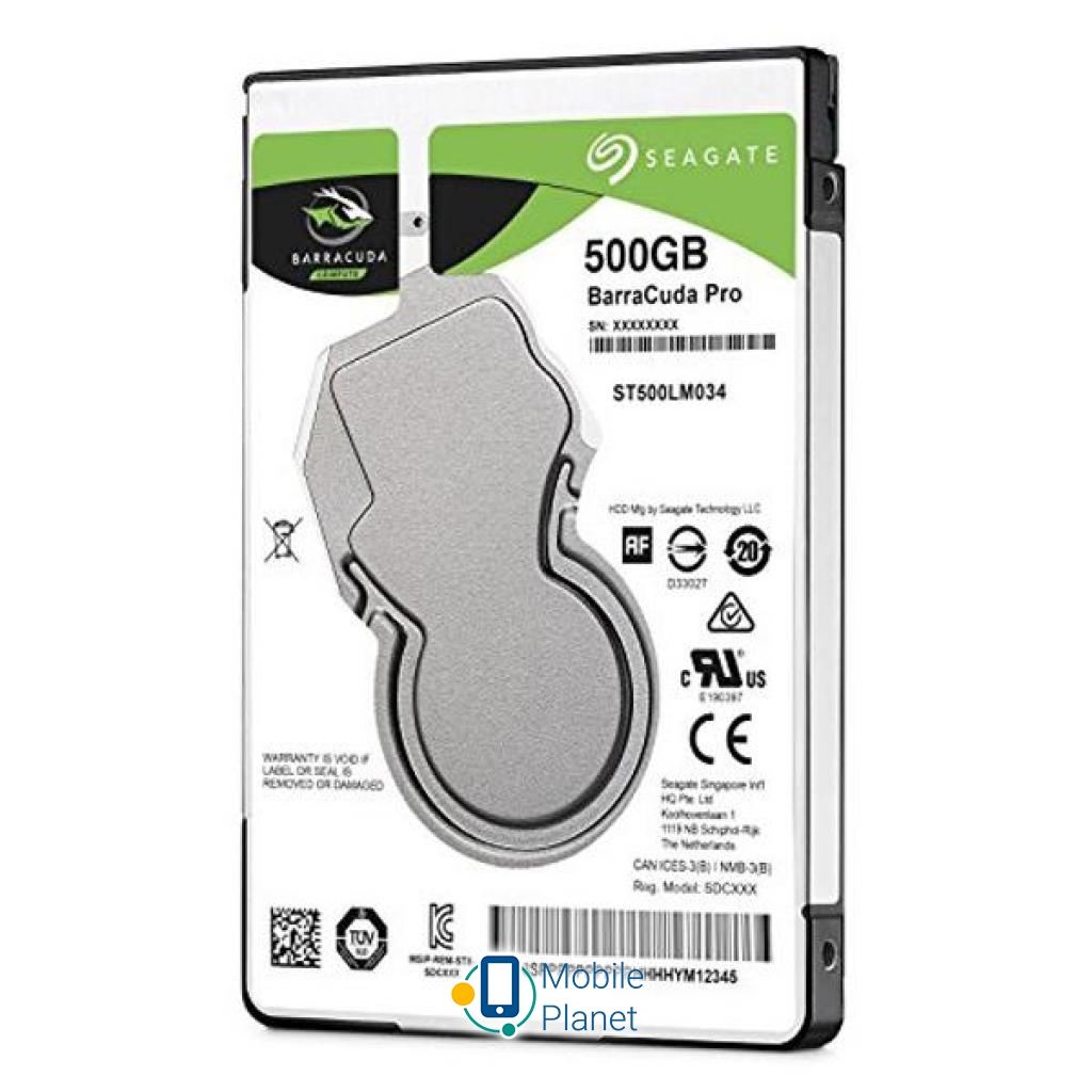 2.5 500GB Seagate (ST500LM034) Виробник: Seagate; Модель: 2.5 500GB;