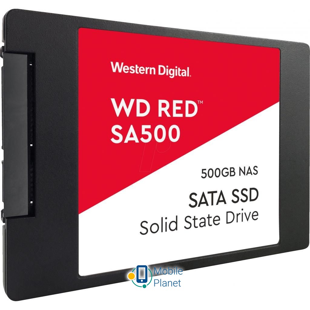 2.5 500GB Western Digital (WDS500G1R0A) Тип: внутрішній; Об'єм пам'яті: 500