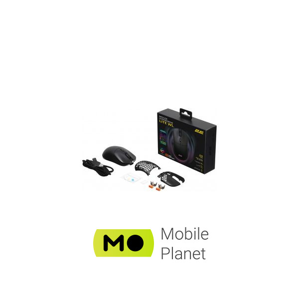 2E Gaming HyperDrive Lite RGB Wireless/USB Black (2E-MGHDL-WL-BK) (UA) Тип: Класичні, Оригінальний