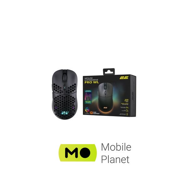 2E Gaming HyperDrive PRO RGB Wireless/USB Black (2E-MGHDPR-WL-BK) (UA) Назначение для компьютера, для ноутбука