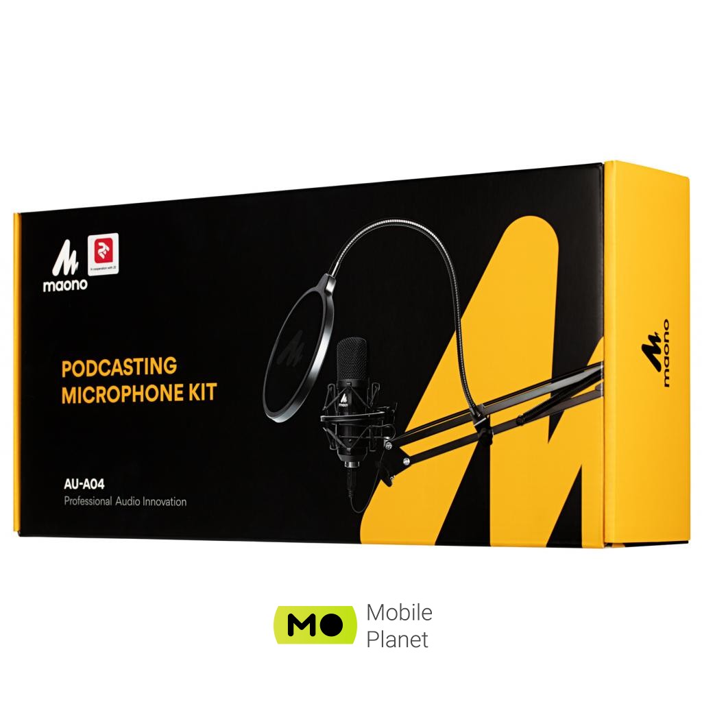 2E Maono MPC011 Streaming KIT USB (2E-MPC011) (UA) Довжина кабелю: 2,5 м; Чутливість