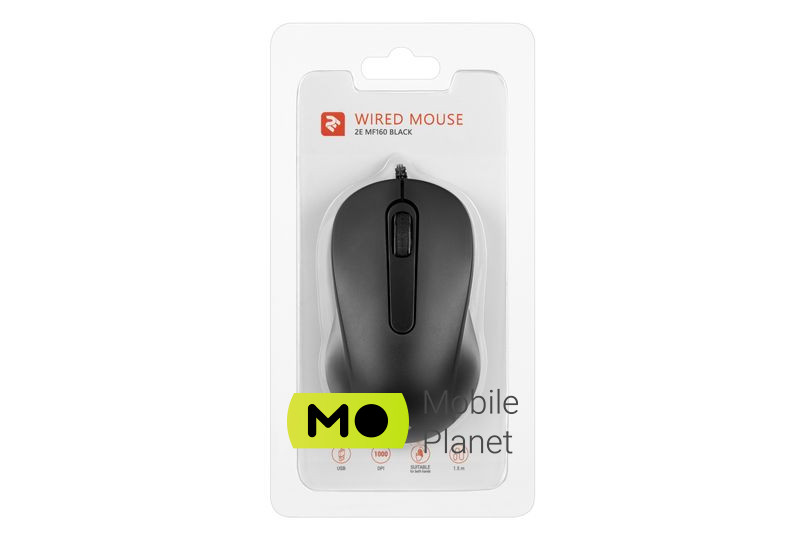 2E MF160 USB Black (2E-MF160UB) (UA) DPI 1000 dpi