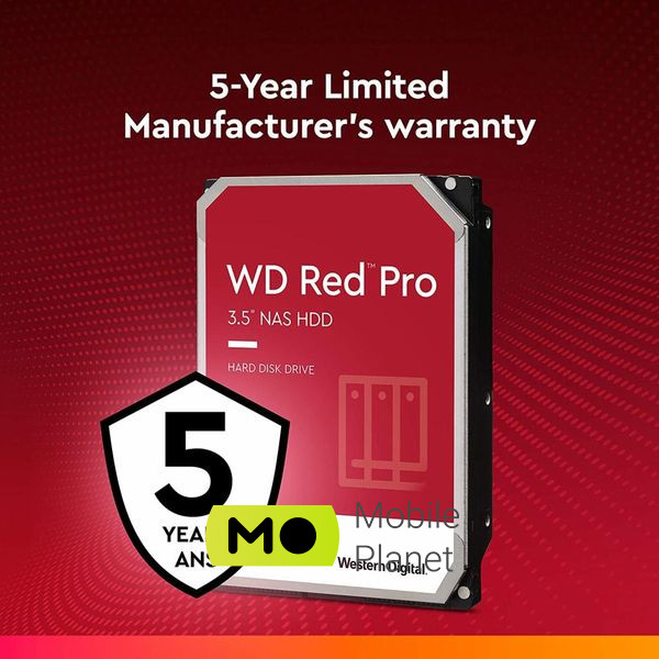 3.5 18TB WD (WD181KFGX) (UA) Объем: 18 TB; Скорость вращения