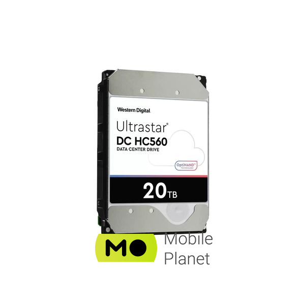 3.5 20TB WD (WUH722020BLE6L4) (UA) Об'єм: 20 TB; Швидкість обертання