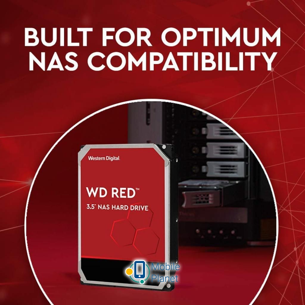 3.5 4TB Western Digital (WD40EFAX) Объем: 4 TB; Скорость вращения