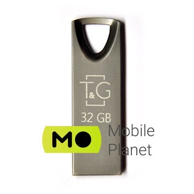 32GB T&G 117 Metal Series Black (TG117BK-32G) Інтерфейс: USB 2.0; Обсяг пам'яті: 32