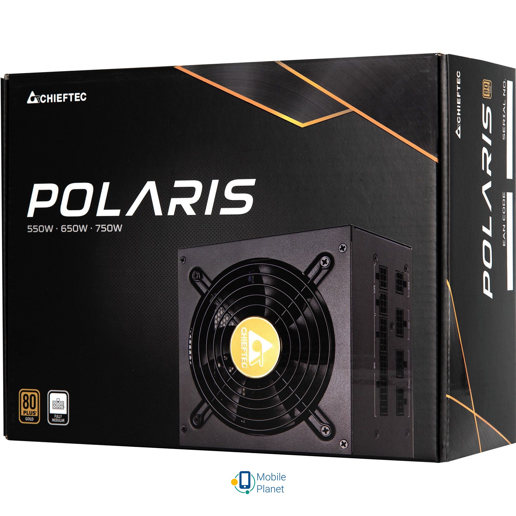 550W CHIEFTEC Polaris PPS-550FC (UA) Форм-фактор: ATX; Модель: Polaris