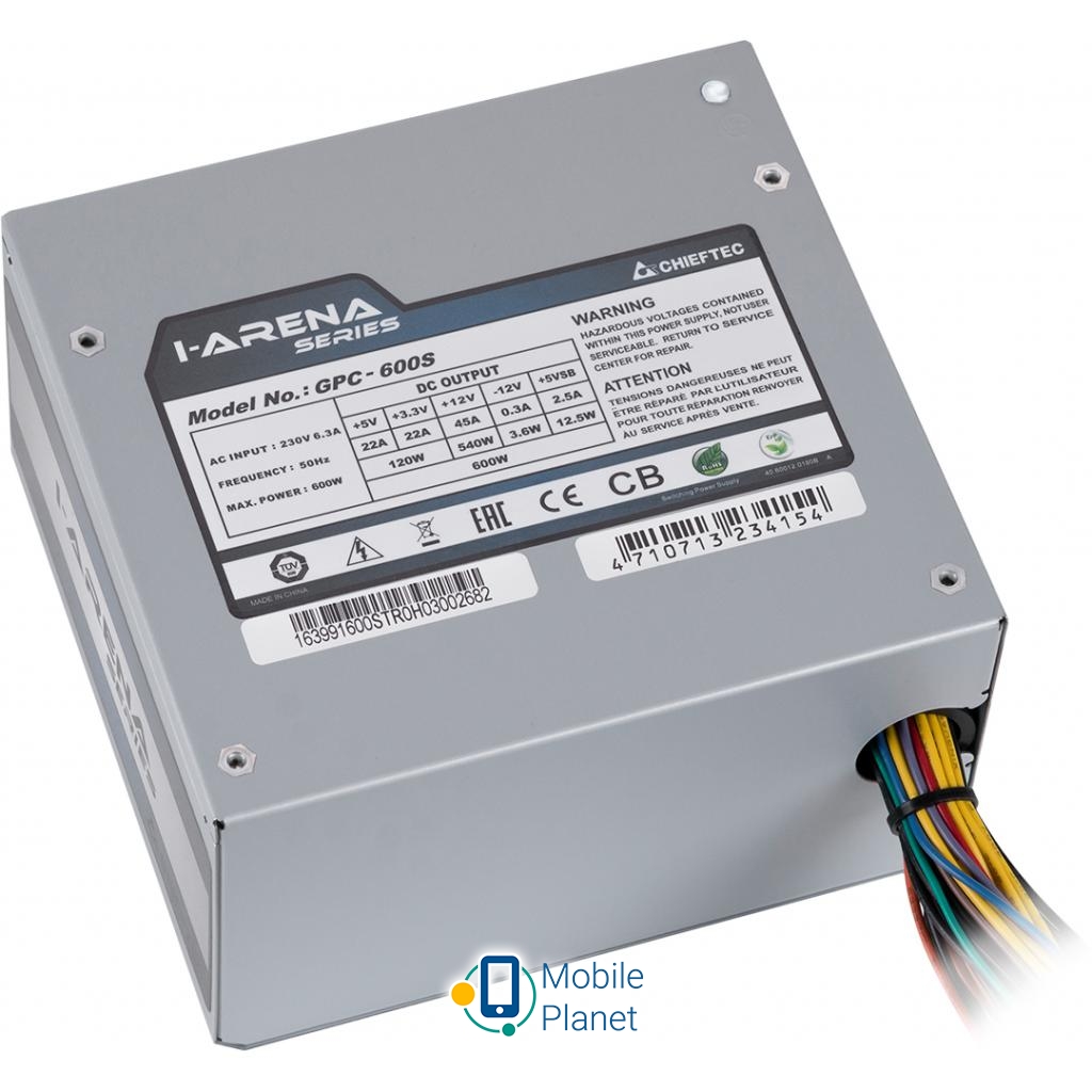 600W CHIEFTEC (GPC-600S) Модель  600w 