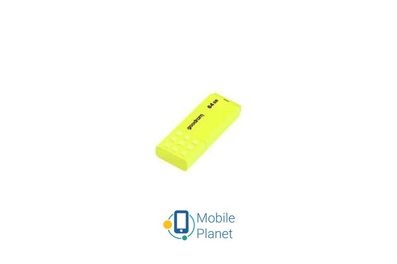 64GB GOODRAM UME2 Yellow (UME2-0640Y0R11) (UA) Об'єм пам'яті 64 ГБ