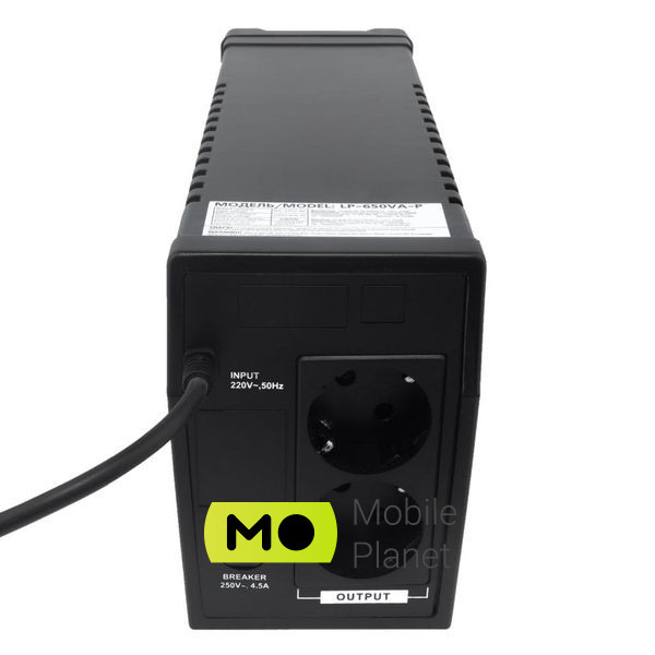 650VA-P LogicPower (1879) (UA) Форма вихідного струму модифікована синусоїда