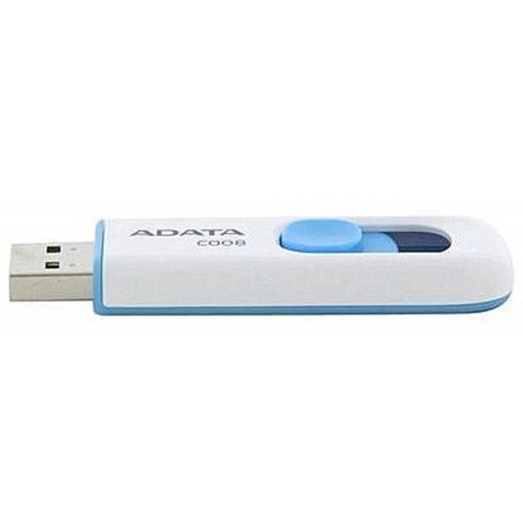 A-DATA 32GB C008 White USB 2.0 (AC008-32G-RWE) Тип: Классические, С выдвижным