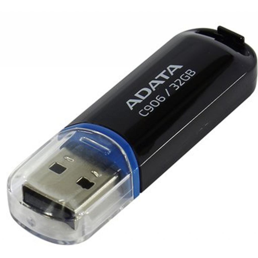 A-DATA 32GB C906 Black USB 2.0 (AC906-32G-RBK) Артикул AC906-32G-RBK