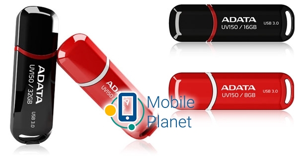 A-Data UV150 (AUV150-64G-RBK) (UA) Обсяг: 64 ГБ; Інтерфейс