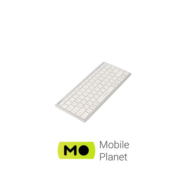 A4Tech FBX51C Wireless/Bluetooth White (FBX51C White) (UA) Формат клавіатури компактна
