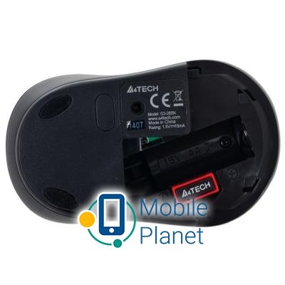 A4tech G3-280N Glossy grey Тип Портативні, Бездротові