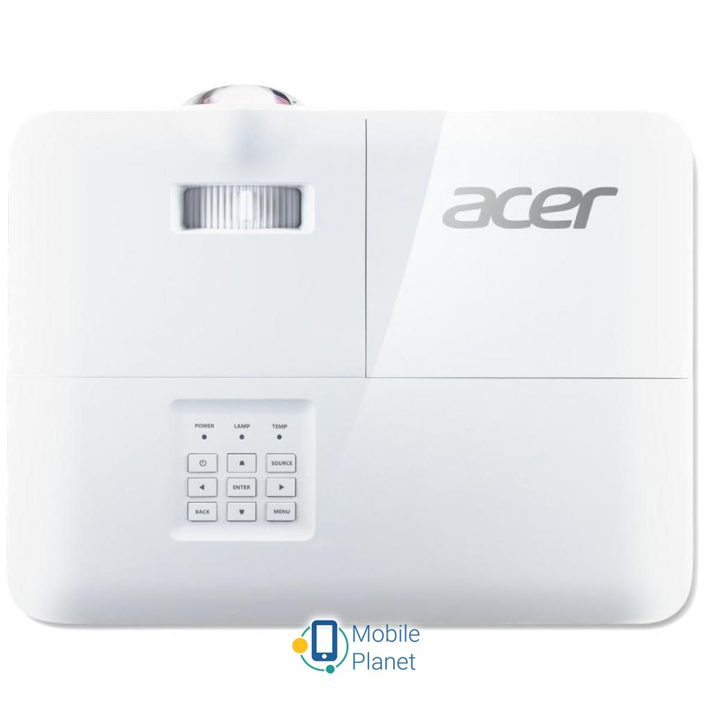 Acer S1386WH (MR.JQU11.001) (UA) Основні; Типи проекції: