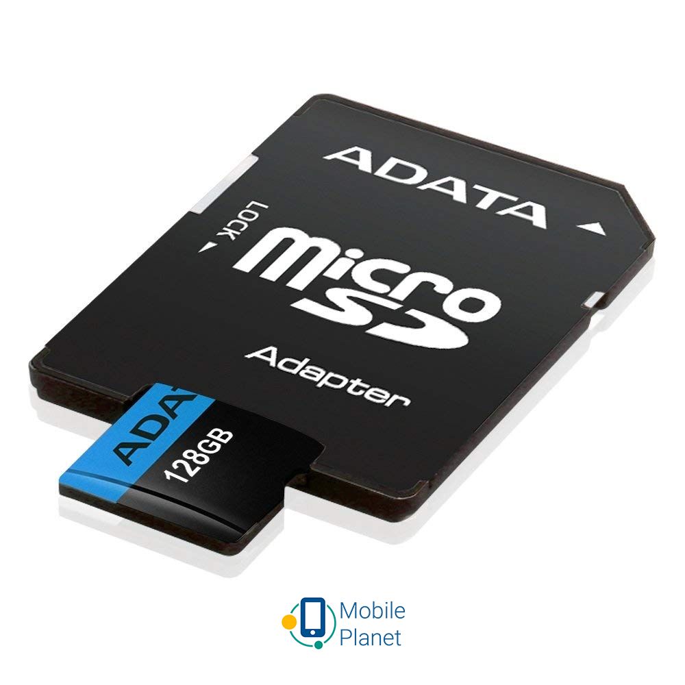 AData Premier microSDHC/SDXC UHS-I Class10 (AUSDX64GUICL10A1-RA1) (UA) Тип: microSDXC; Обсяг: 64 ГБ; Клас