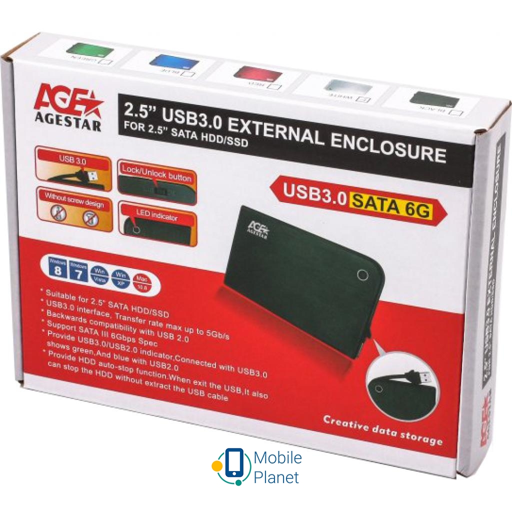 AgeStar 3UB 2A14 (Black) Виробник: AgeStar; Модель: 3UB 2A14 (Black);