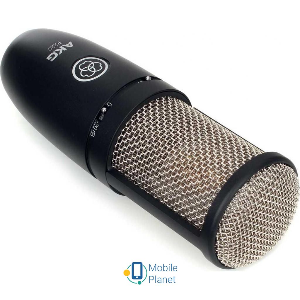 AKG P220 Black (UA) Частотний діапазон мікрофона  20 - 20000 Гц