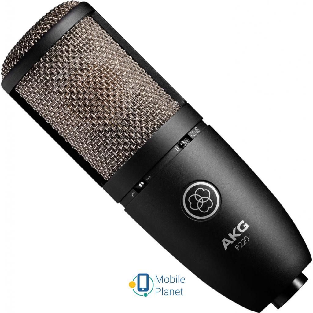 AKG P220 Black (UA) Чутливість мікрофона 76 дБ