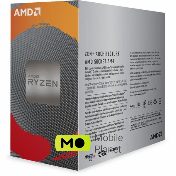 AMD Ryzen 3 3200G (YD3200C5FHBOX) Семейство процессора: AMD Ryzen 3;