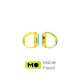 Amigo GO004 GLORY Splashproof Camera+LED Blue-Yellow