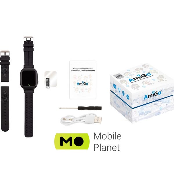 Amigo GO004 Splashproof Camera+LED Black (UA) Форма годинника квадратні