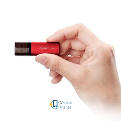Apacer 128GB AH25B Red USB 3.1 Gen1 (AP128GAH25BR-1) (UA) Об'єм пам'яті 128 Gb